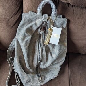 Aimee Kestenberg Shimmering Gray Backpack